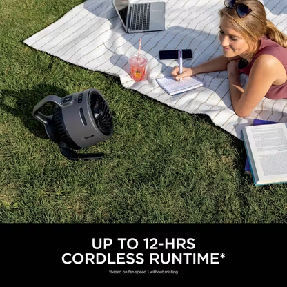 FlexBreeze HydroGo Misting Fan & Travel Bag